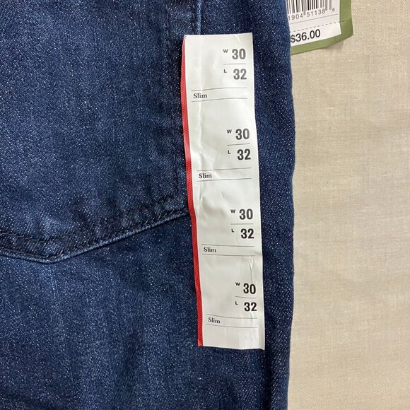 Goodfellow & Co Men's 30x32 Brooks Mid Rise Heavyweight Slim Fit Leg Full Jeans - Picture 9 of 15